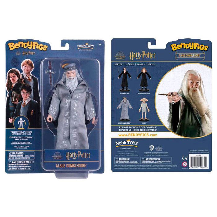 Harry Potter Dumbledore with wand Bendyfigs malleable figure 19cm-0