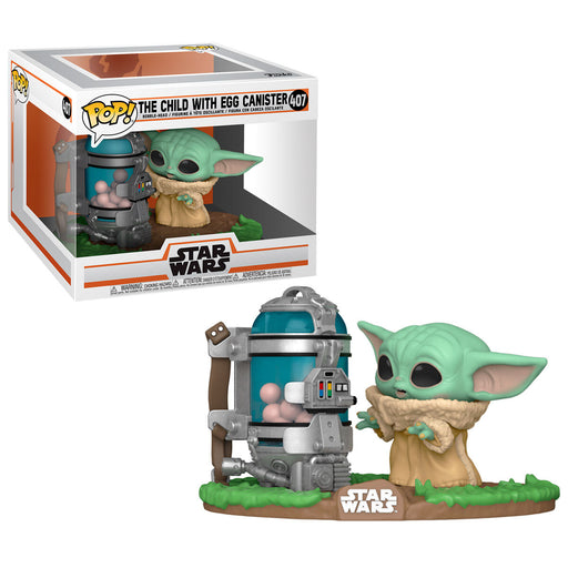 POP figure Star Wars The Mandalorian Child with Canister-0
