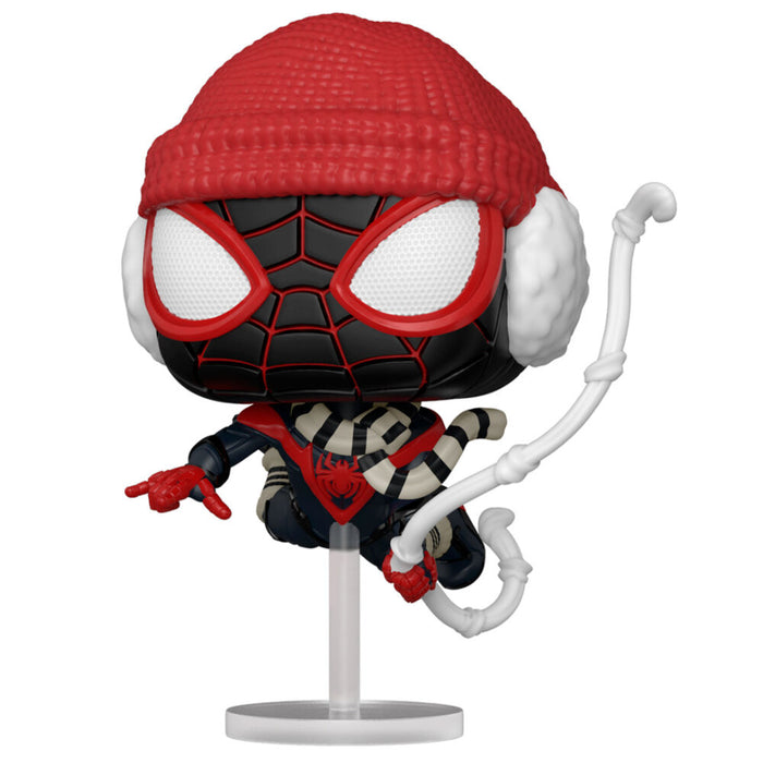 POP figure Marvel Spiderman Miles Morales Winter Suit-1