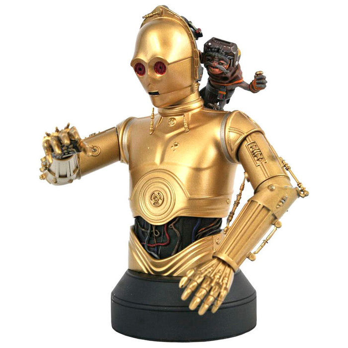 Star Wars Episode IX C-3PO and Babu Frik bust 15cm-0