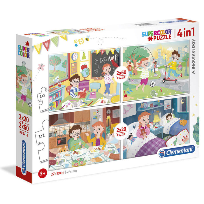 A Beautiful Day puzzle 2x20pcs 2x60pcs-1