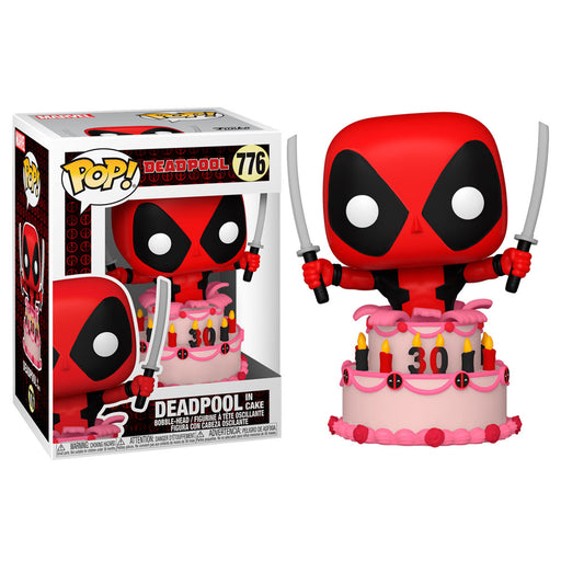 POP figure Marvel Deadpool 30th Deadpool in Cake-0