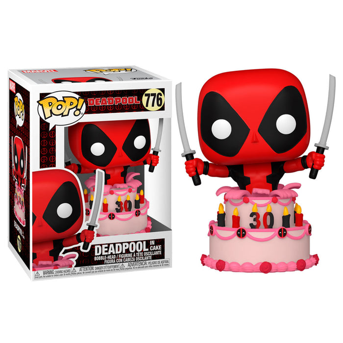 POP figure Marvel Deadpool 30th Deadpool in Cake-0