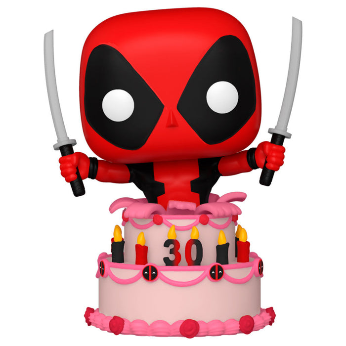 POP figure Marvel Deadpool 30th Deadpool in Cake-1