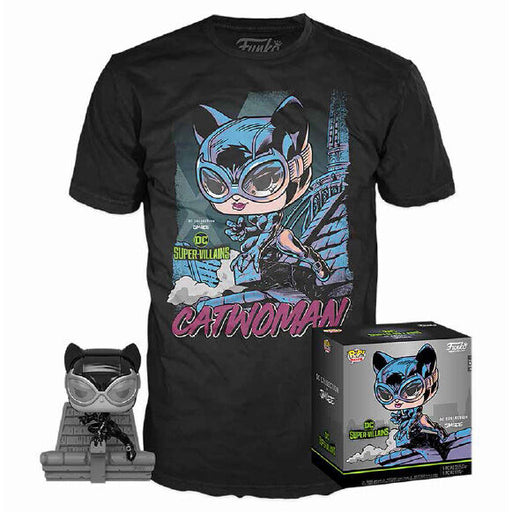 Set POP figure & Tee DC Jim Lee Catwoman-0
