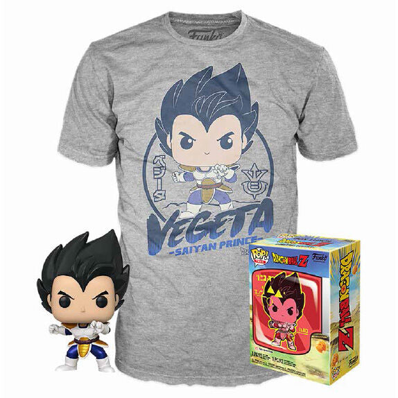 Set POP figure & Tee Dragon Ball Z Vegeta-0