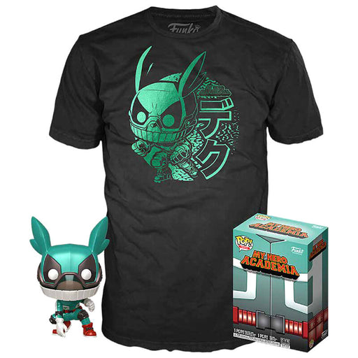 Set POP figure & Tee My Hero Academia Deku with Helmet-0