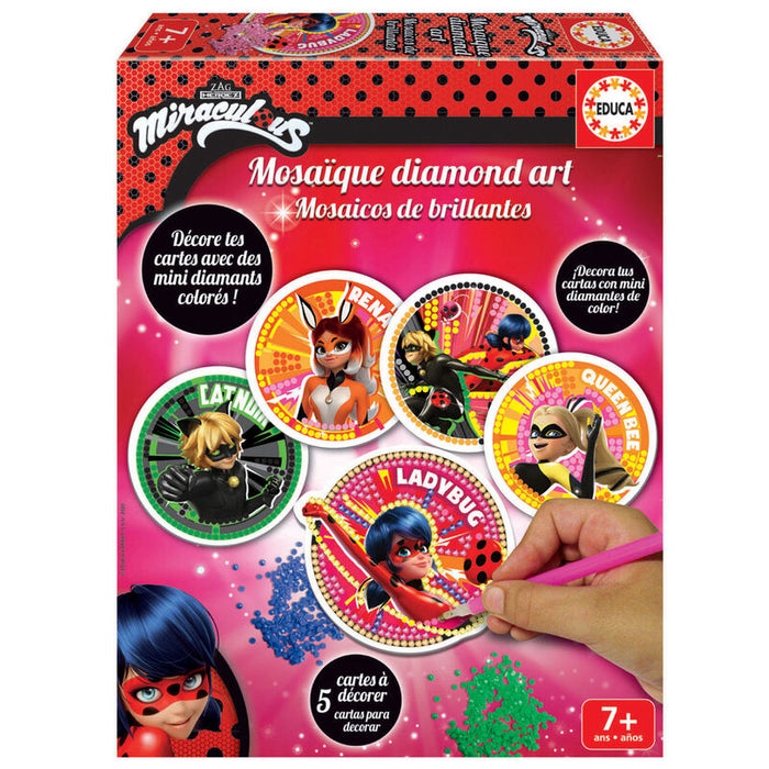 Miraculous Ladybug glitter mosaics-0