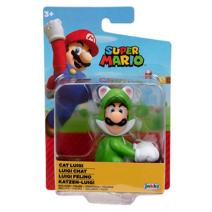 Nintendo Super Mario Cat Luigi figure 6,5cm-0