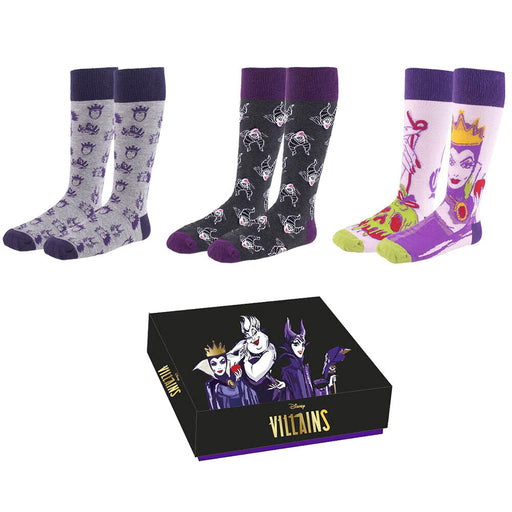 Disney Villains pack 3 socks-0