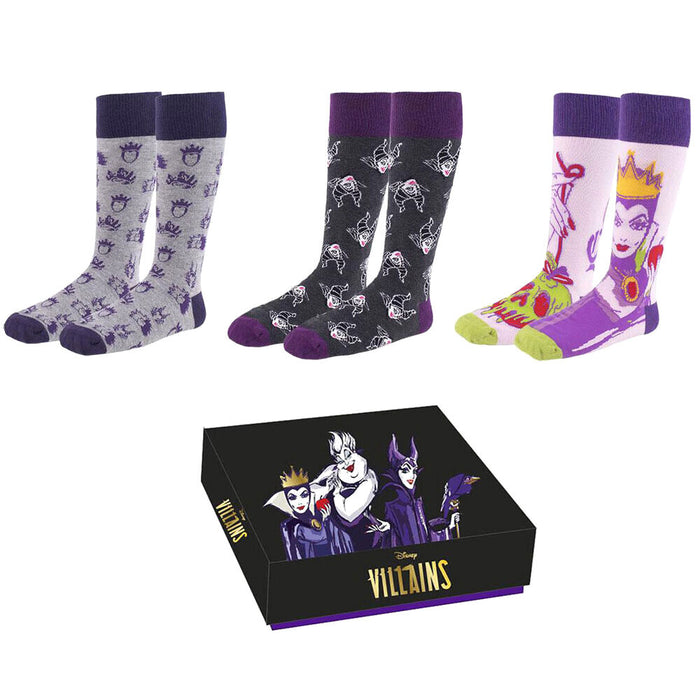 Disney Villains pack 3 socks-0