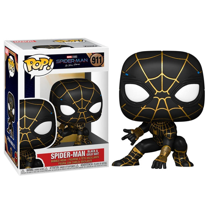 POP figure Marvel Spiderman No Way Home Spiderman Black & Gold Suit-0