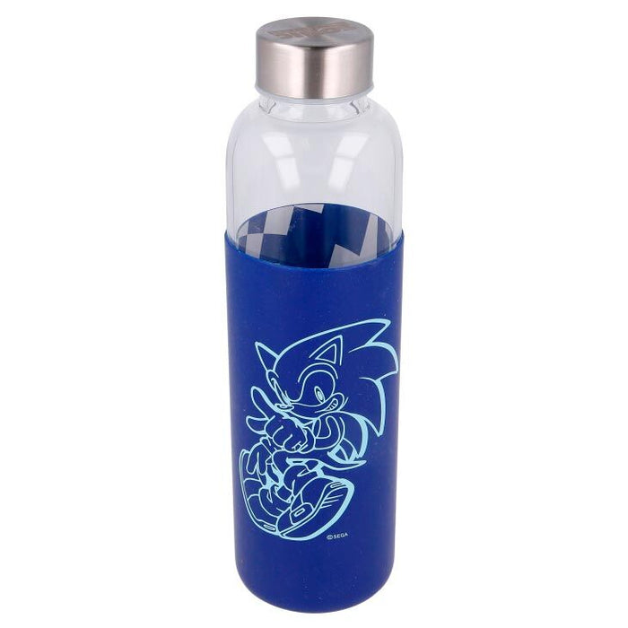 Sonic The Hedgehog silicone cover glass bottle 585ml-0