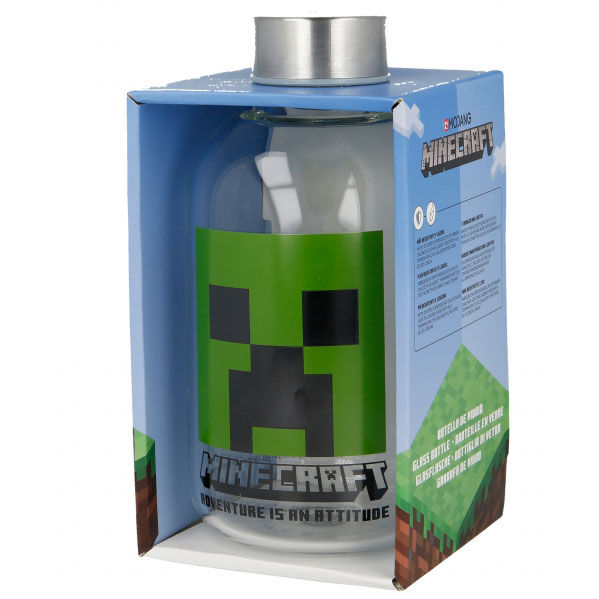 Minecraft glass bottle 620ml-0
