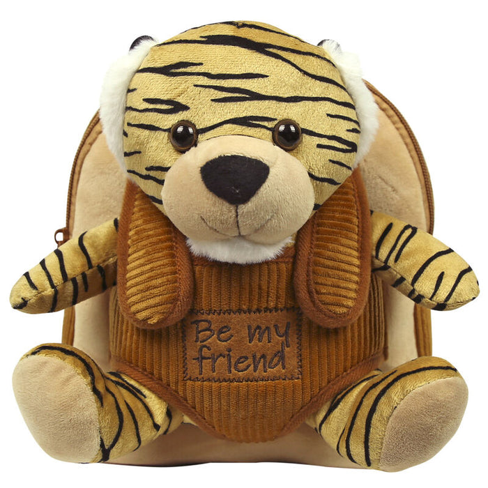 Tiger Joe backpack with plush toy 26cm-0