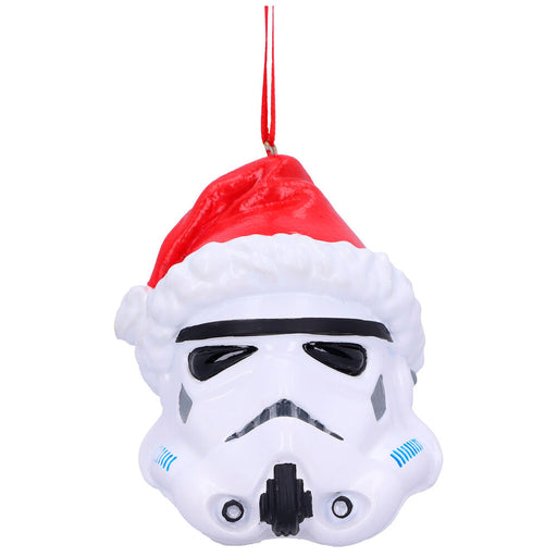 Stromtrooper Santa Hat Christmas hanging ornament-0