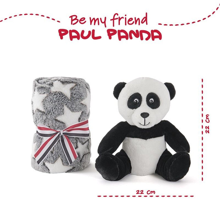 Panda bear Soft blanket + plush toy 22cm-1