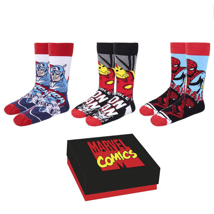 Marvel pack 3 socks-0