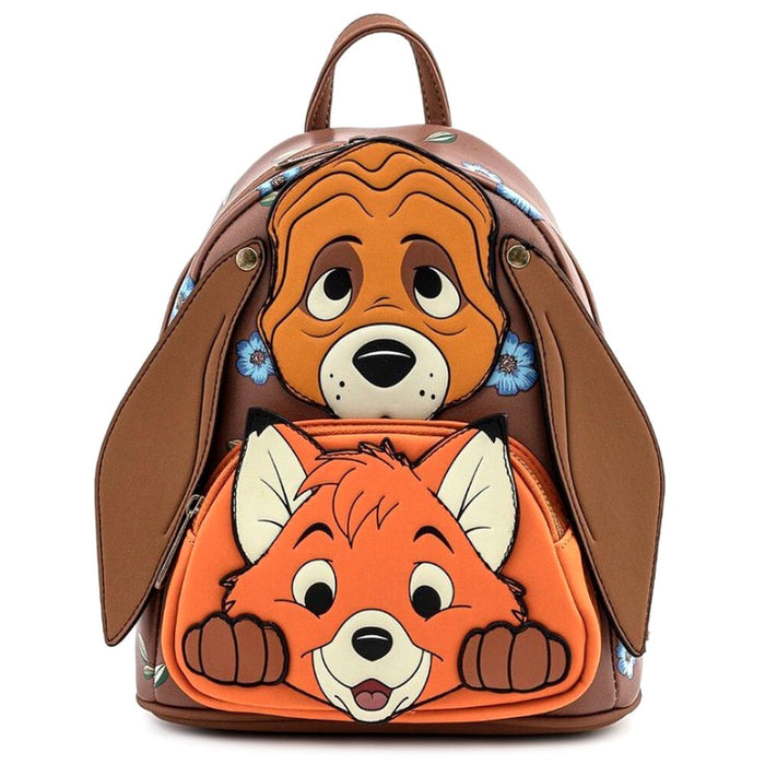 Loungefly Disney Fox and Hound Copper Todd backpack 26cm-0