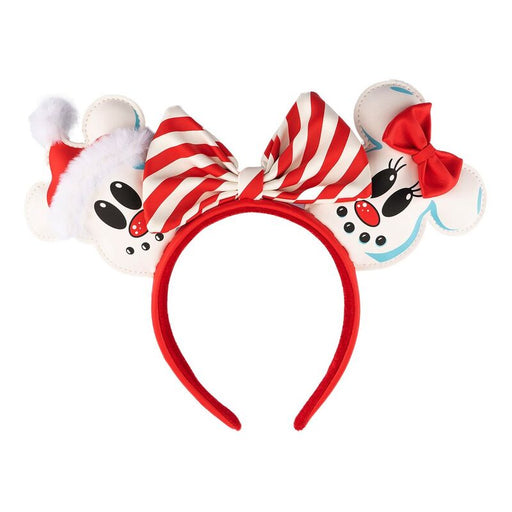 Loungefly Disney Snowman Mickey Minnie headband-0
