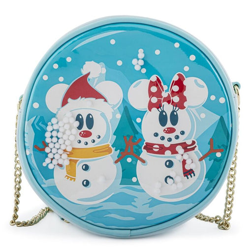 Loungefly Disney Snowman Mickey Minnie bag-0