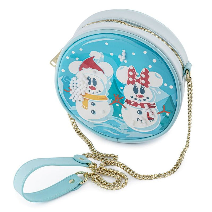 Loungefly Disney Snowman Mickey Minnie bag-1