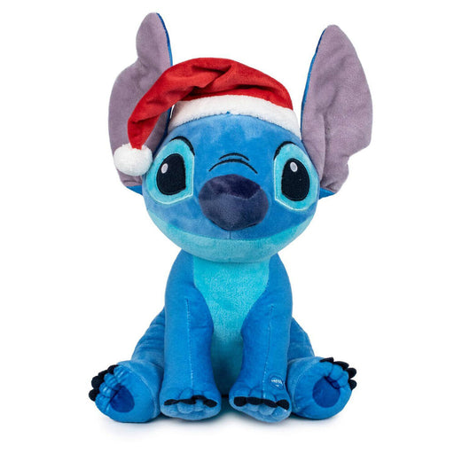 Disney Stitch Christmas soft plush toy with sound 26cm-1