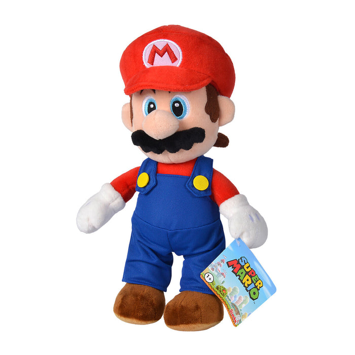 Super Mario Bros Mario plush toy 30cm-0