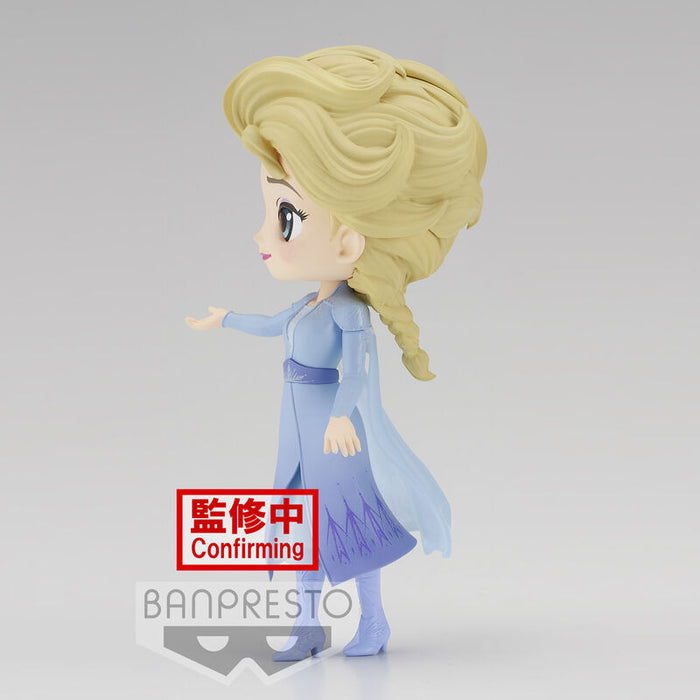 Disney Characters Frozen 2 Elsa Ver.A Q posket figure 14cm-2