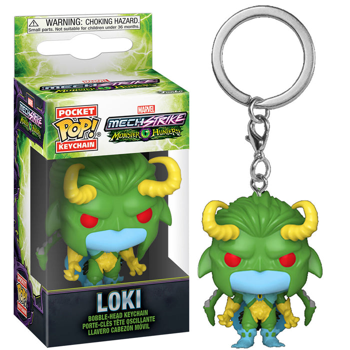 Pocket POP Keychain Marvel Monster Hunters Loki-0