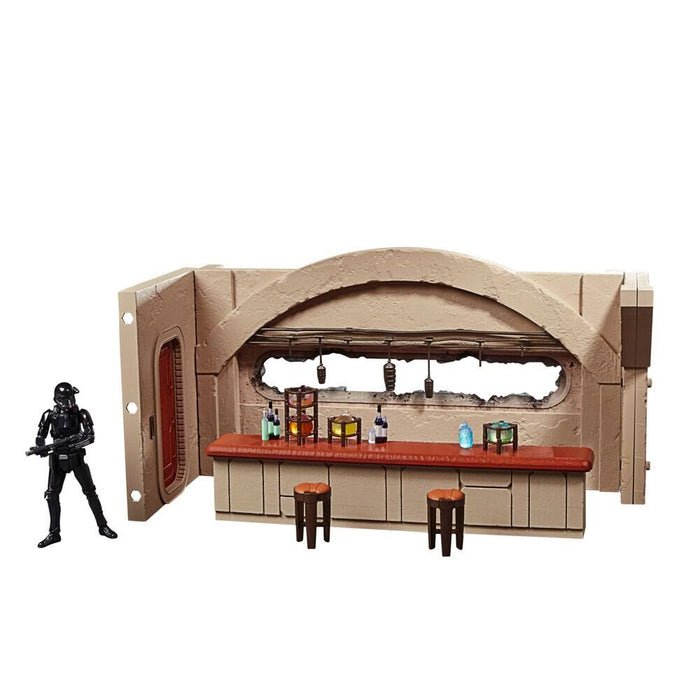 Star Wars Mandalorian Nevarro Cantina + Imperial Death Trooper figure set-2