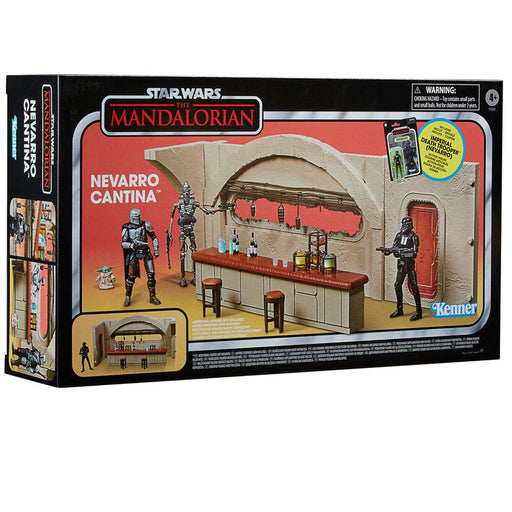 Star Wars Mandalorian Nevarro Cantina + Imperial Death Trooper figure set-0