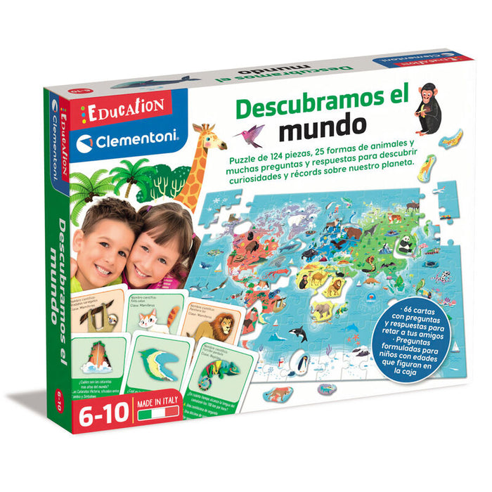 Lets discover the world puzzle 124pcs-0
