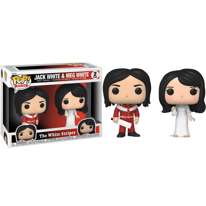 POP pack 2 figures The White Stripes Jack White and Meg White-0