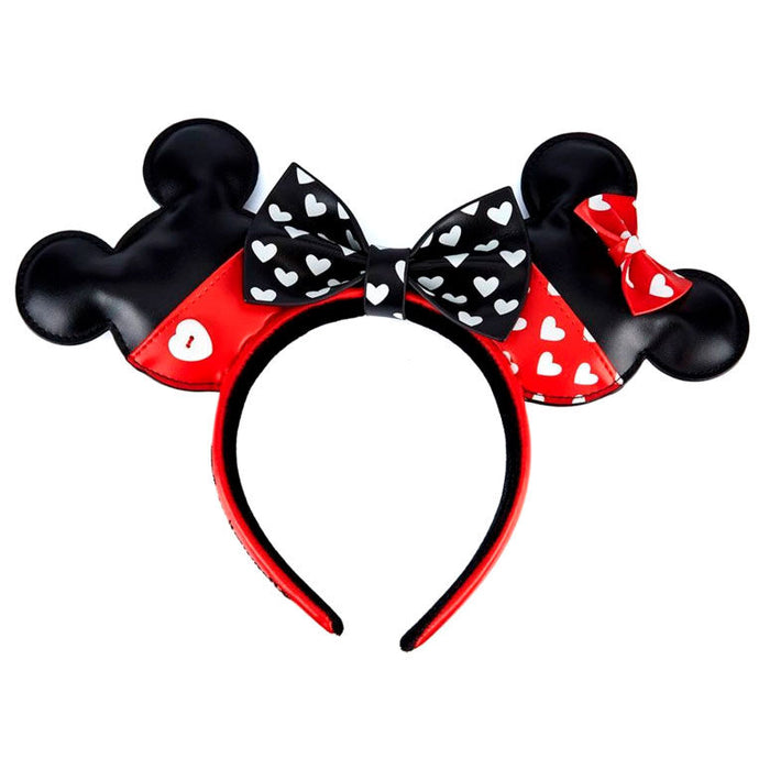 Loungefly Disney Mickey and Minnie Valentines headband-0