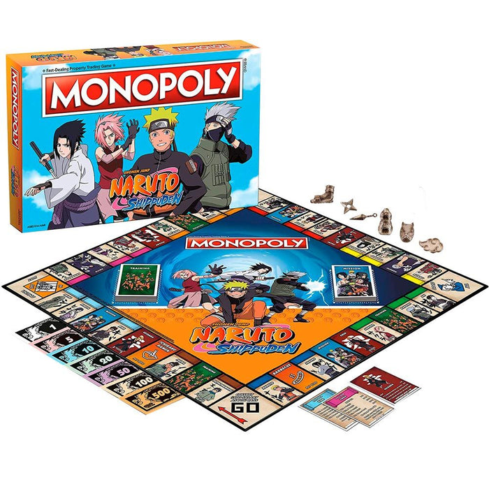 Spanish Naruto Shippuden monopoly game-0