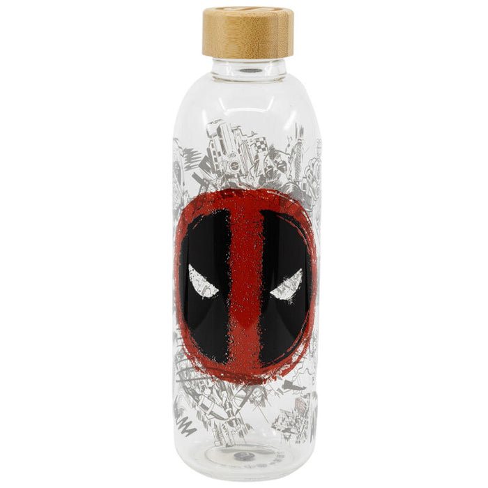 Marvel Deadpool glass bottle 1030ml-0