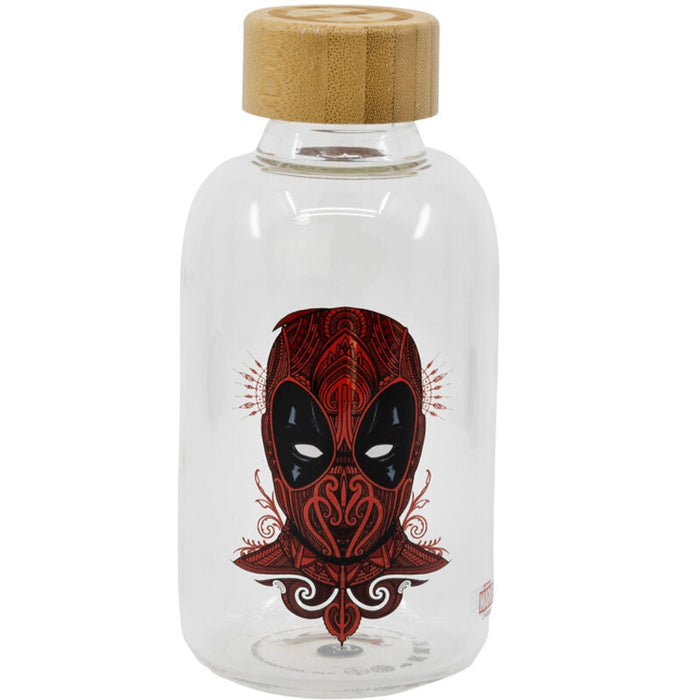 Marvel Deadpool glass bottle 620ml-0