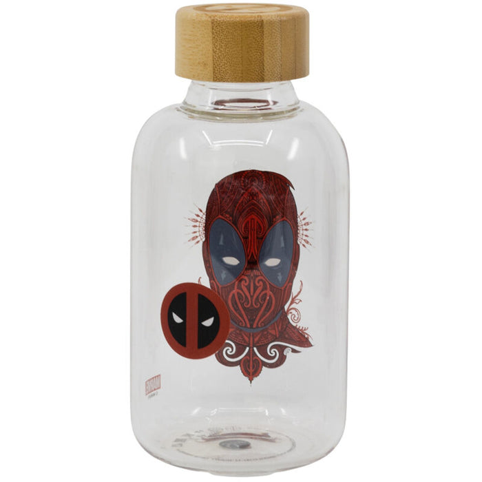 Marvel Deadpool glass bottle 620ml-1