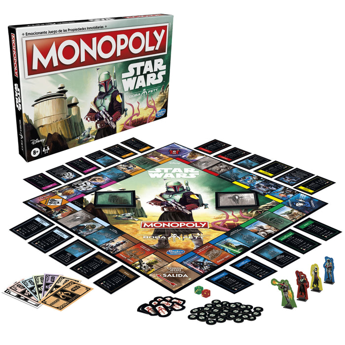 Spanish Star Wars Boba Fett Monopoly game-0