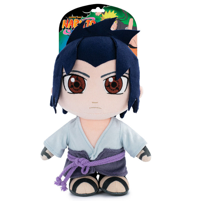 Naruto Shippuden Sasuke Uchiha plush toy 27cm-0