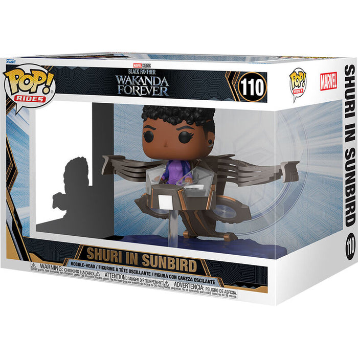 POP figure Black Panther Wakanda Forever Shuri in Sunbird-2