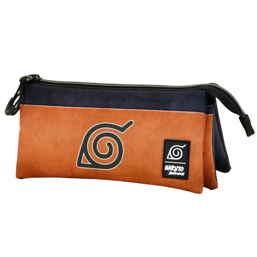 Naruto Shippuden Symbol triple pencil case-0