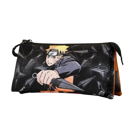 Naruto Shippuden Uzumaki triple pencil case-0