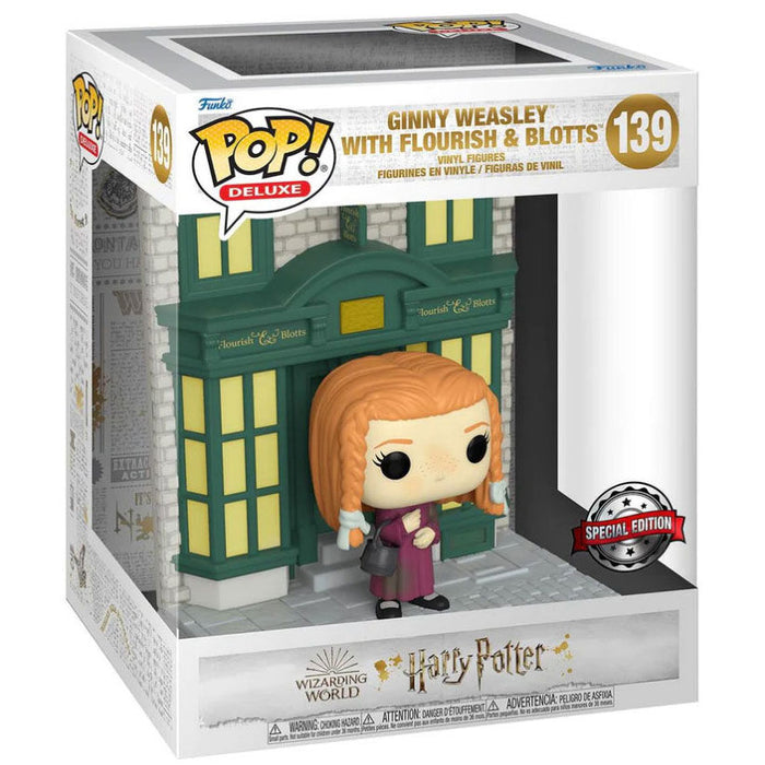 POP figure Harry Potter Diagon Alley Ginny Weasley Flourish & Blotts Exclusive-0