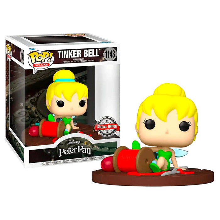 POP figure Disney Peter Pan Tinker Bell on Spool Exclusive-0