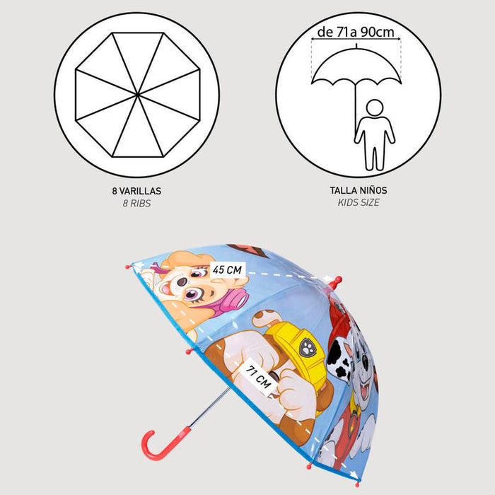 Paw Patrol bubble manual umbrella 45cm-3