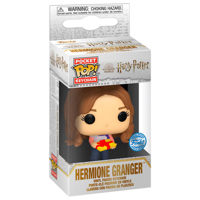 Pocket POP Keychain Harry Potter Holiday Hermione Exclusive-0