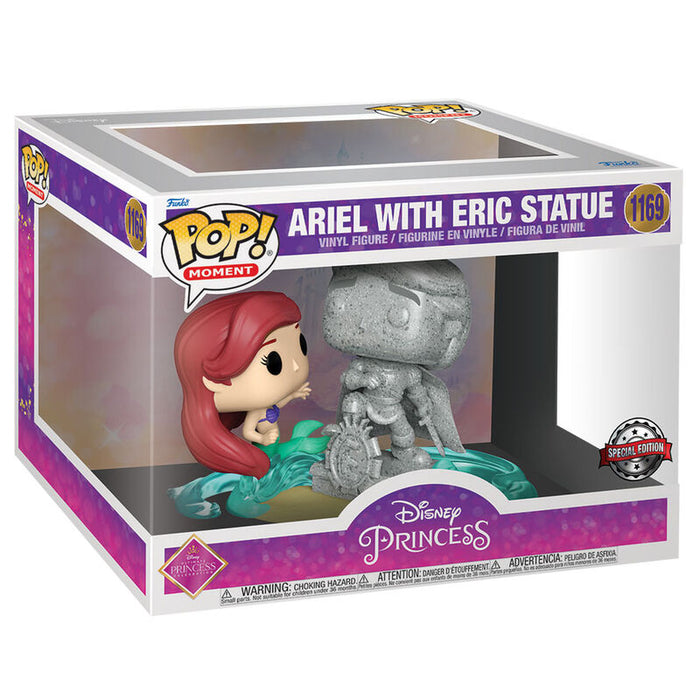 POP figure Disney Ultimate Princess The Litle Mermaid Ariel & Statue Eric Exclusive-0