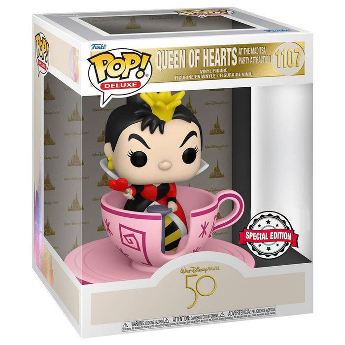 POP figure Walt Disney World 50th Queen of Hearts at mad tea party Exclusive-0